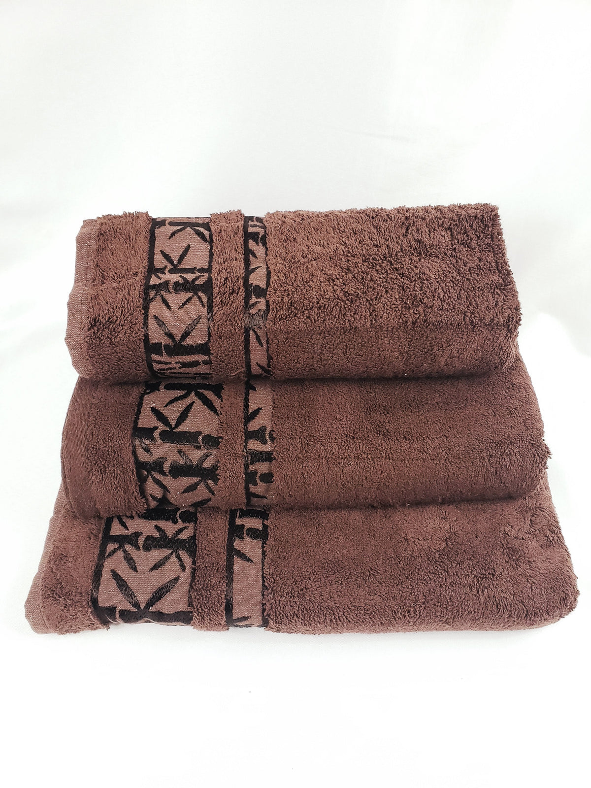 Brown Bath Towel Set - Thick Premium Quality
