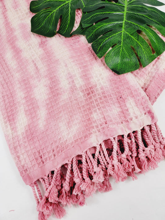 100% Cotton Throw 40 x 70 Hand Tie Dye Lightweight Home Decor