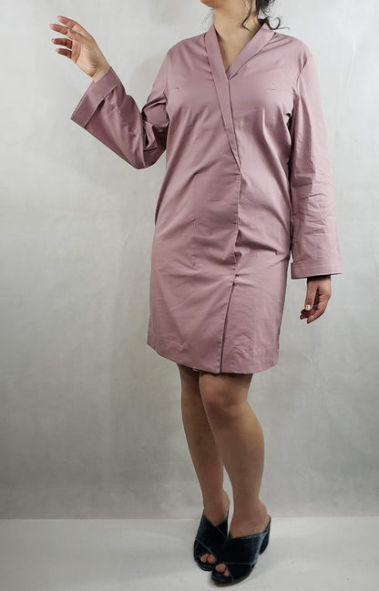 WRAPPED DRESS WIDE OPEN SLEEVES