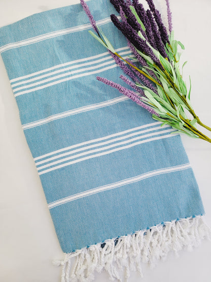 Toalla de secado rápido fácil de llevar 70x36 - Azul pálido