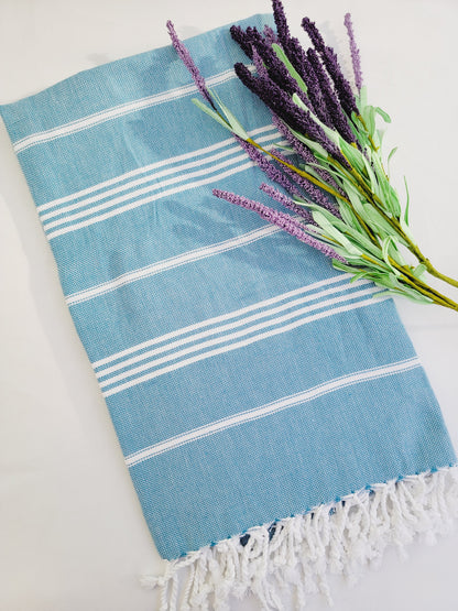Toalla de secado rápido fácil de llevar 70x36 - Azul pálido