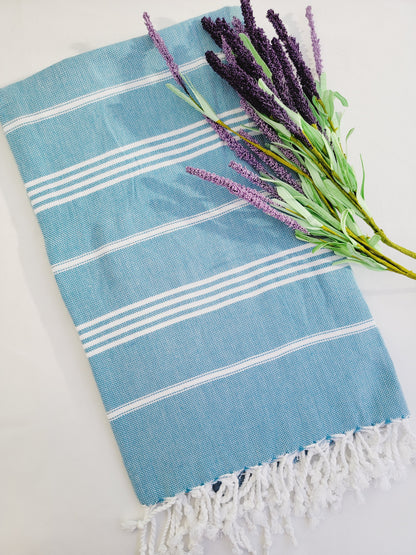 Toalla de secado rápido fácil de llevar 70x36 - Azul pálido