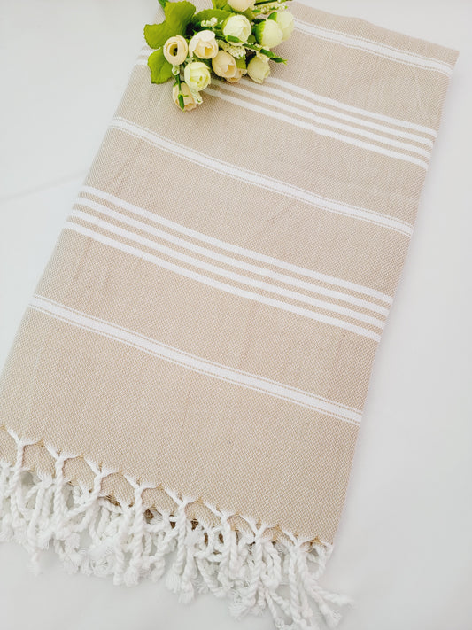 Serviette à séchage rapide facile à transporter 70 × 36 – Beige