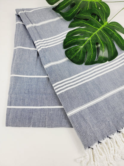 Serviette à séchage rapide facile à transporter 70 x 36 – bleu marine foncé