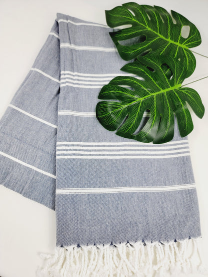 Serviette à séchage rapide facile à transporter 70 x 36 – bleu marine foncé