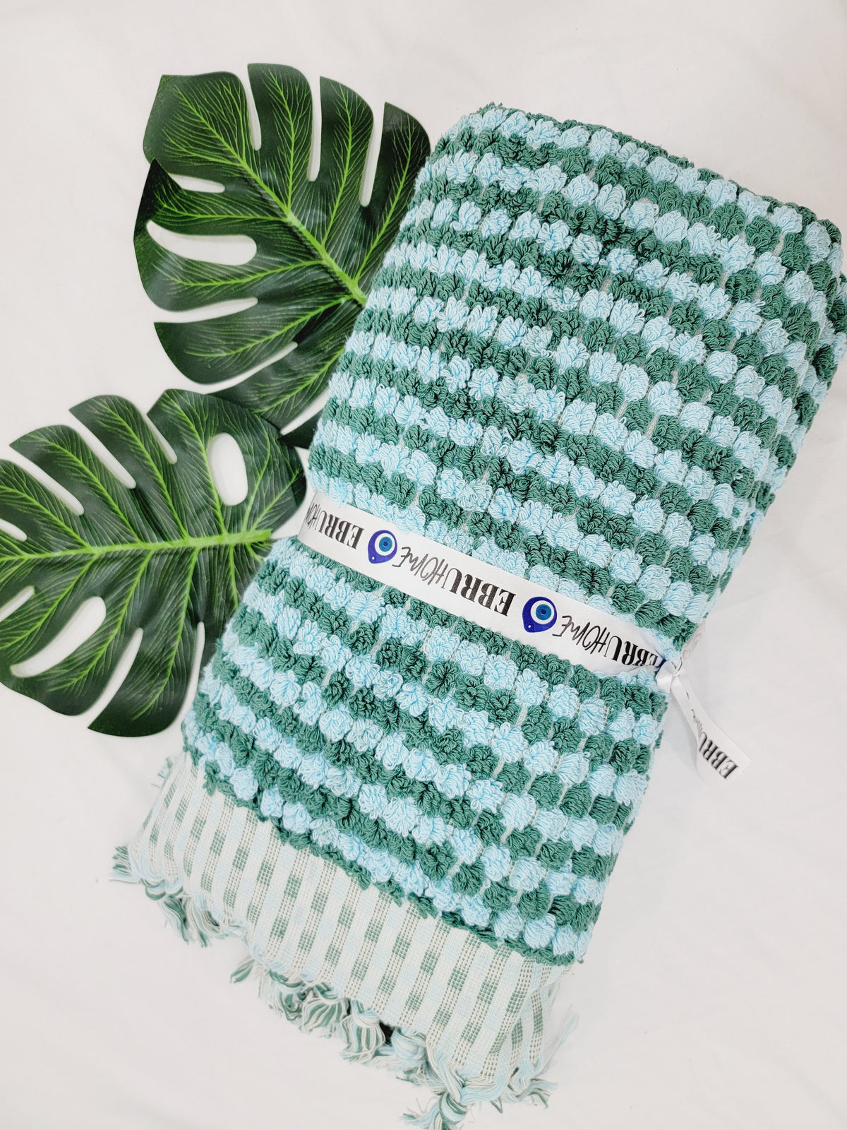 Serviettes de bain, serviettes à pompons, serviettes en coton éponge, drap de bain