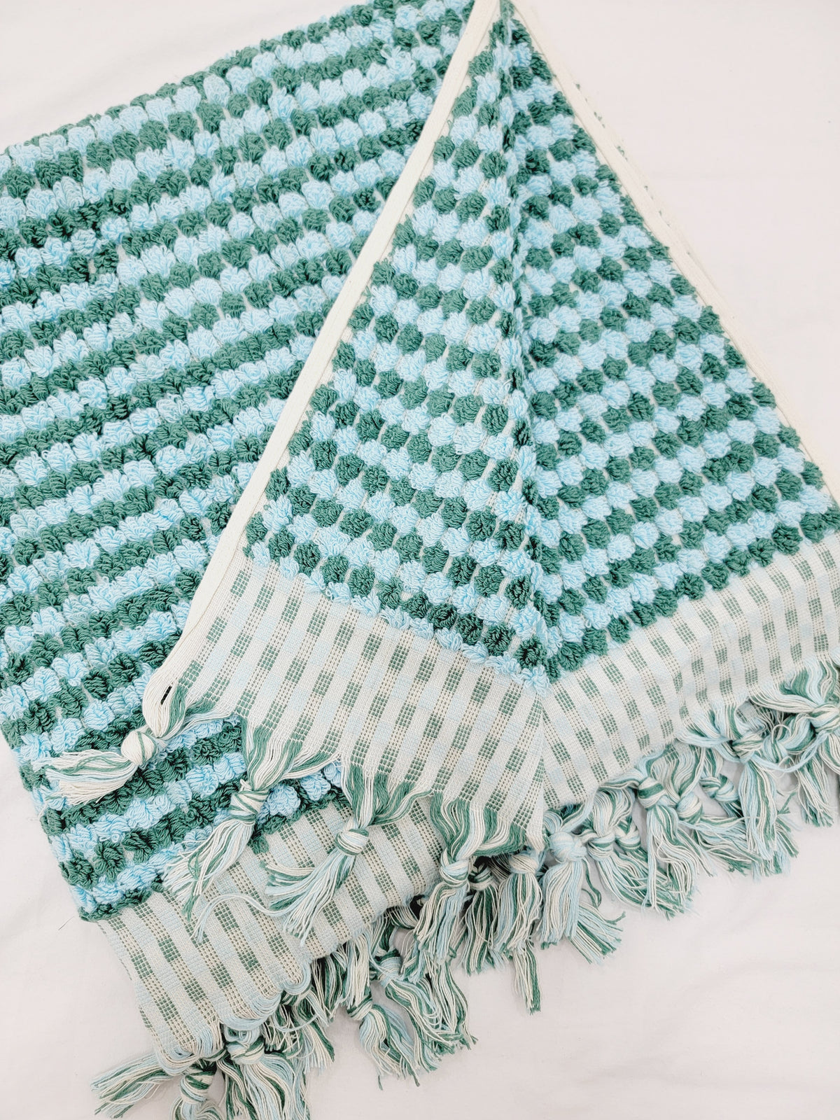 Serviettes de bain, serviettes à pompons, serviettes en coton éponge, drap de bain