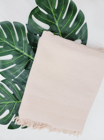 One sided Terry Towel - Beach or Bath towel - Solid