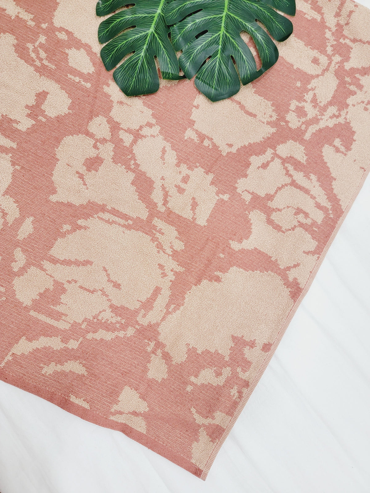 One sided Terry Towel - Beach or Bath towel - Marble
