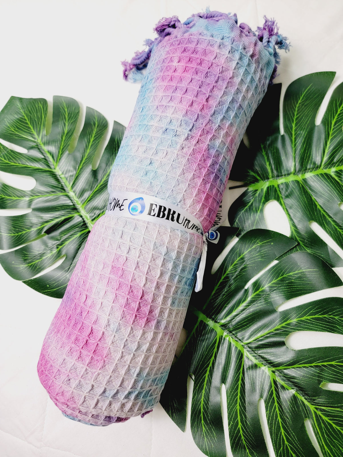 100% Cotton Throw 40 x 70 Hand Tie Dye Lightweight Home Decor