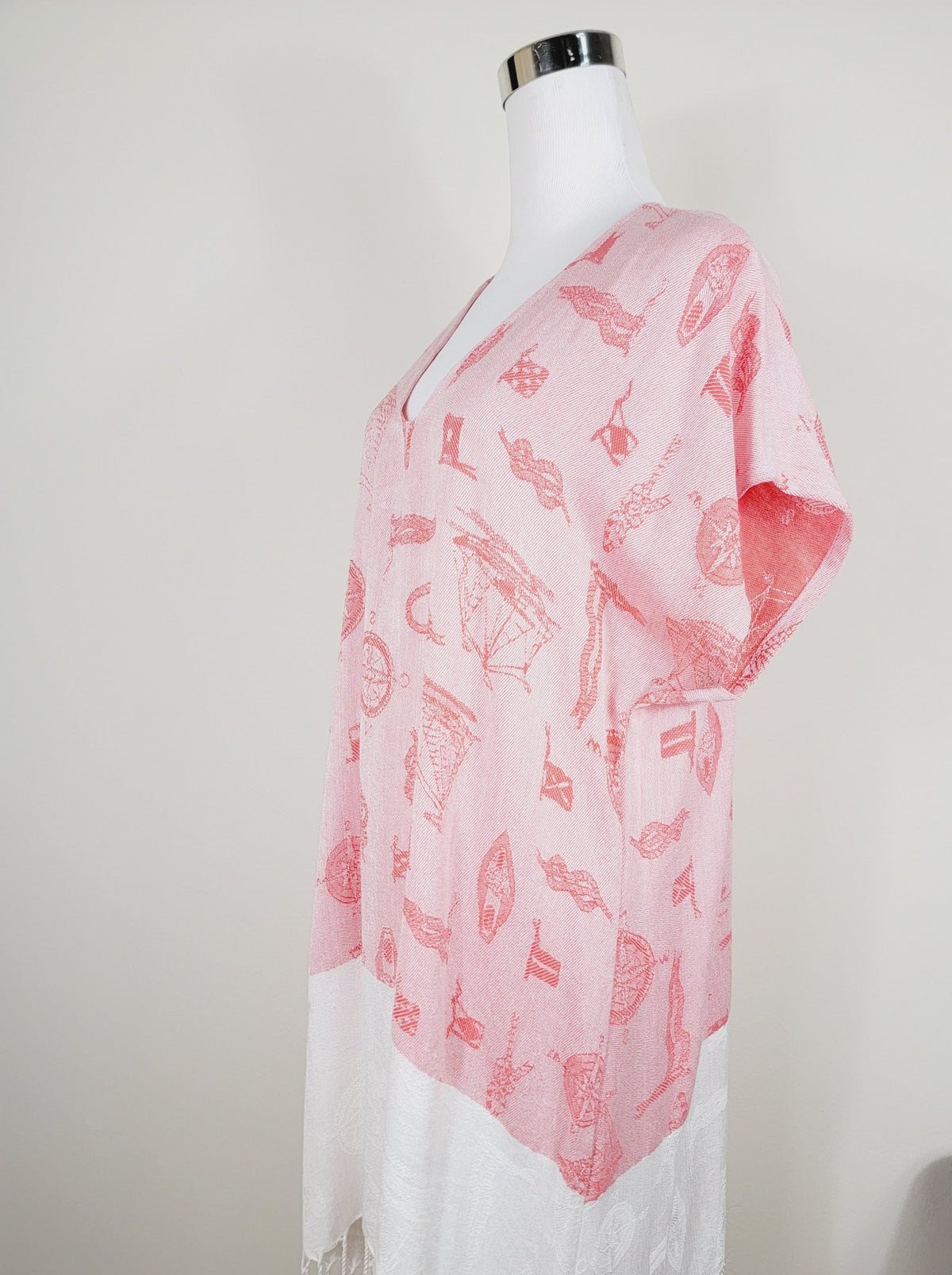 Dress, Beach cover up, Beach Dress - Red