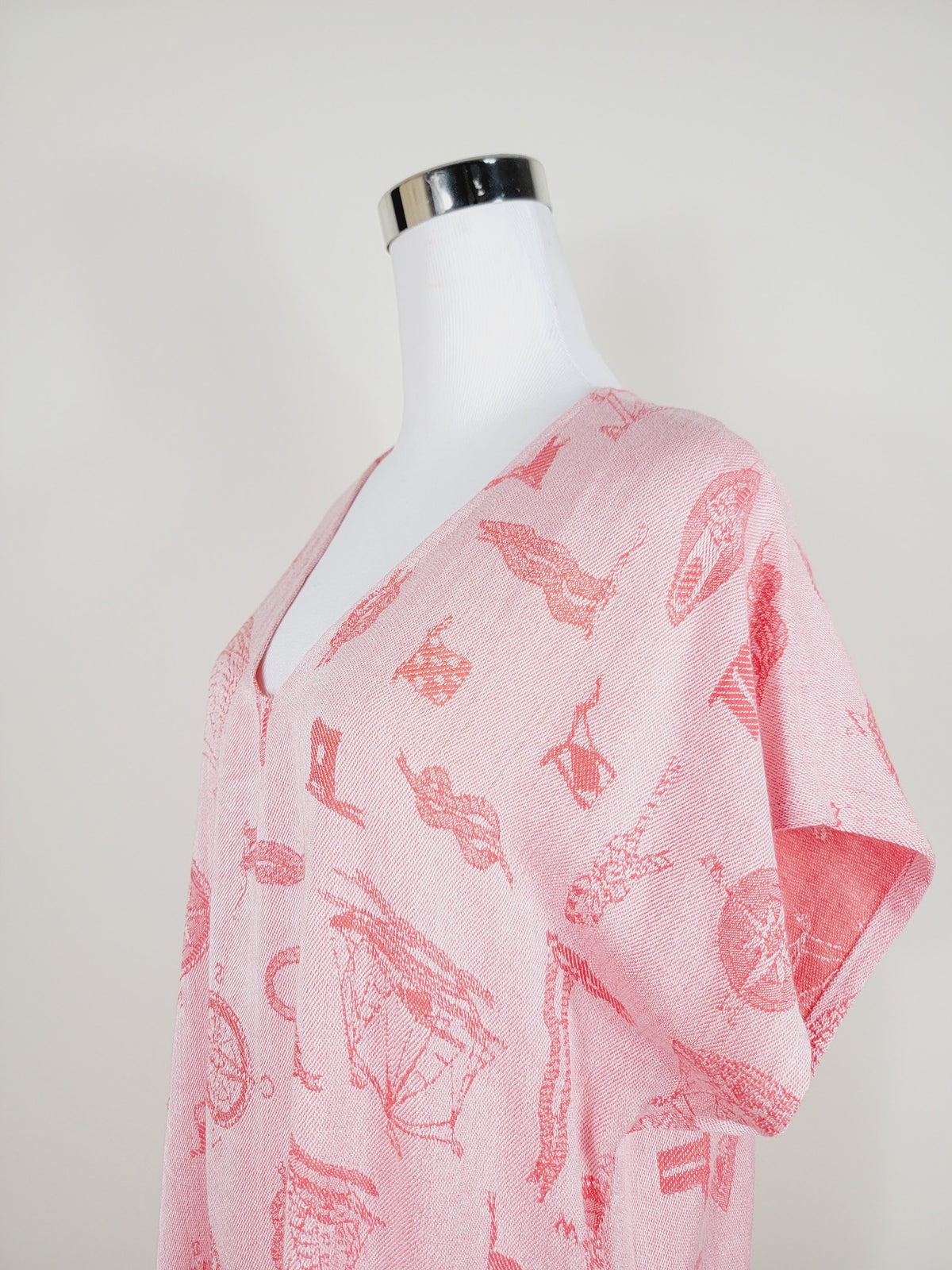 Dress, Beach cover up, Beach Dress - Red