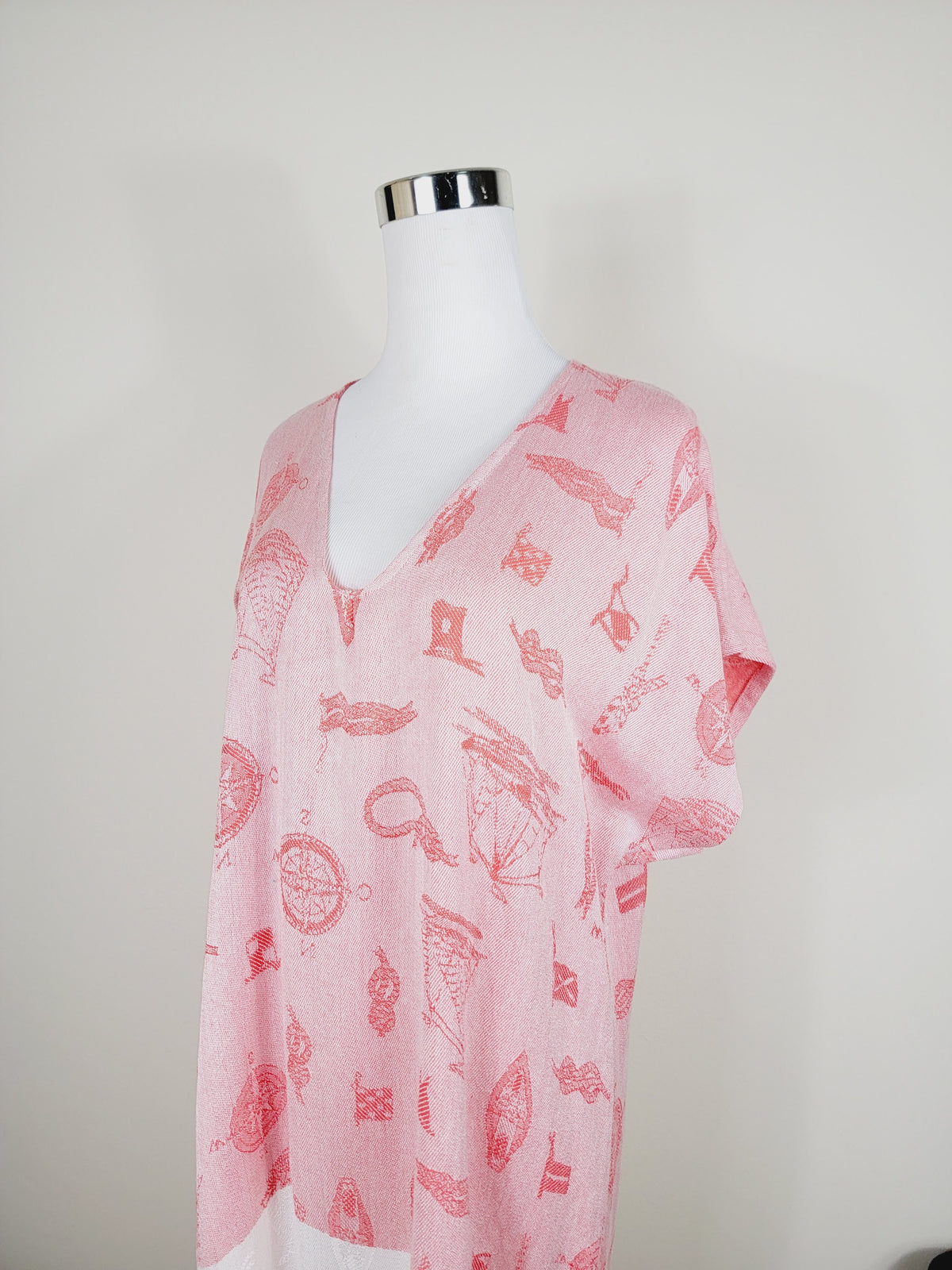 Dress, Beach cover up, Beach Dress - Red