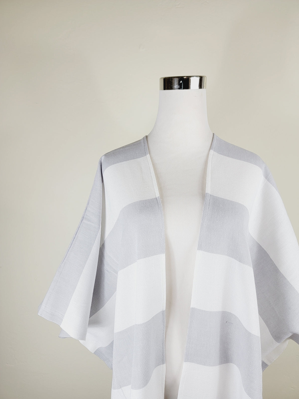 Beach cover up, Beach Dress open front - Gray