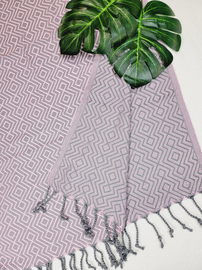 Beach/Bath Sand Free Towels-Easy Carry Quick Dry Thin Towel - Pink