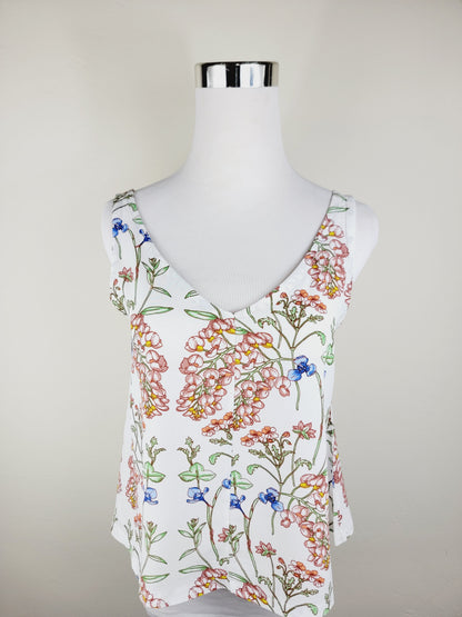 A LINE CUT TANK TOP