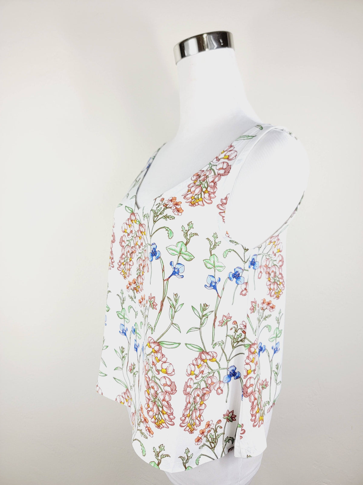 A LINE CUT TANK TOP