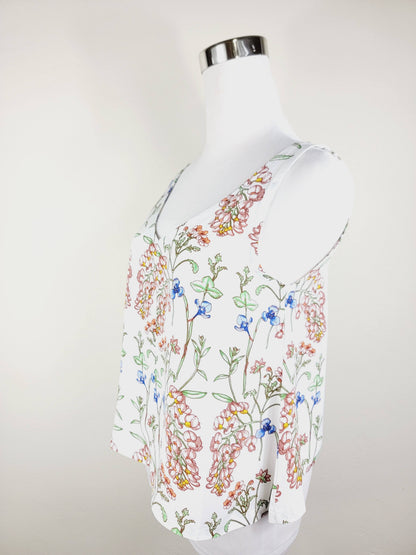 A LINE CUT TANK TOP