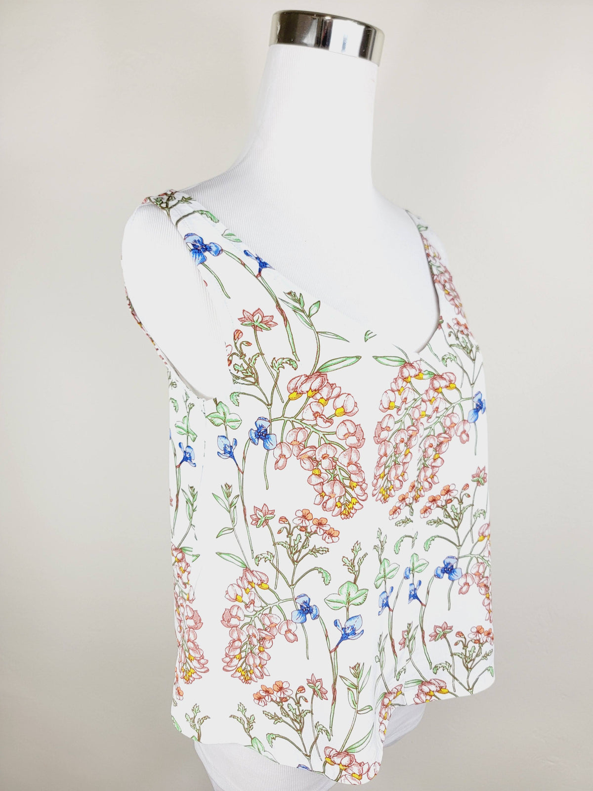 A LINE CUT TANK TOP