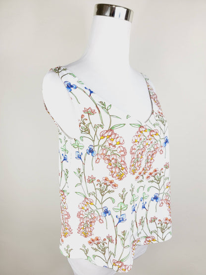 A LINE CUT TANK TOP