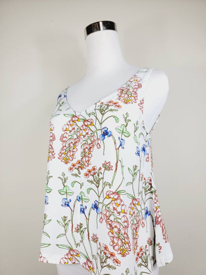 A LINE CUT TANK TOP