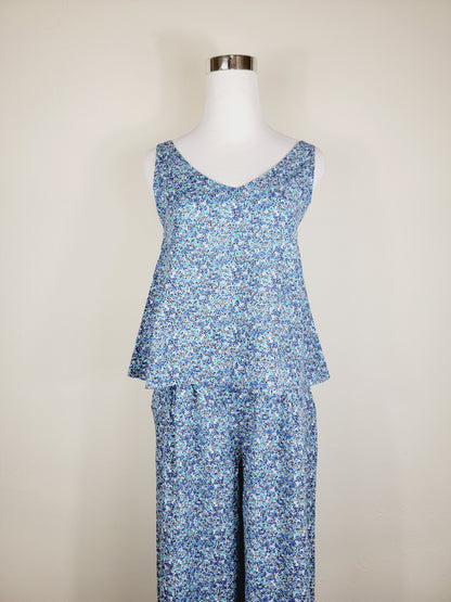 A LINE CUT TANK TOP