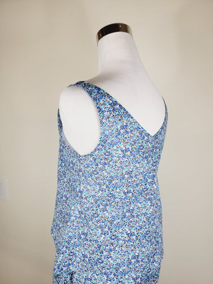A LINE CUT TANK TOP