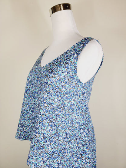 A LINE CUT TANK TOP
