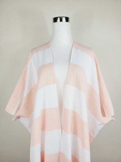 Couvre-maillot de plage, robe de plage ouverte sur le devant - Orange