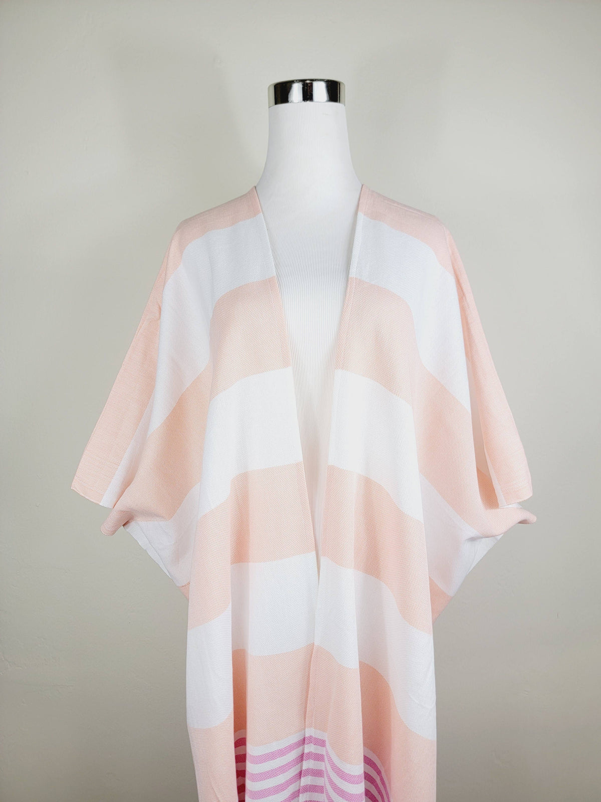 Couvre-maillot de plage, robe de plage ouverte sur le devant - Orange