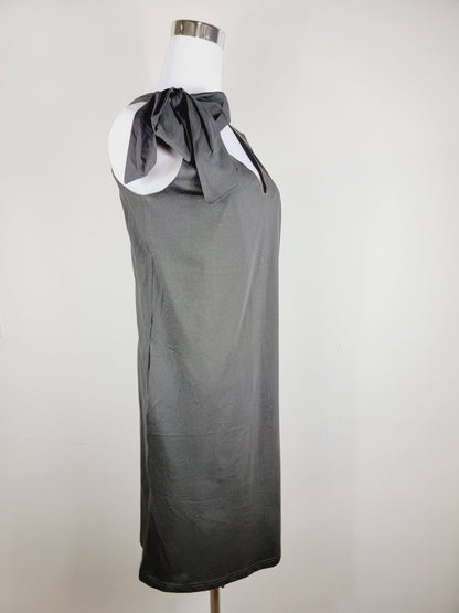 Vestido jersey escote pico lazo hombro con bolsillos Calidad Premium