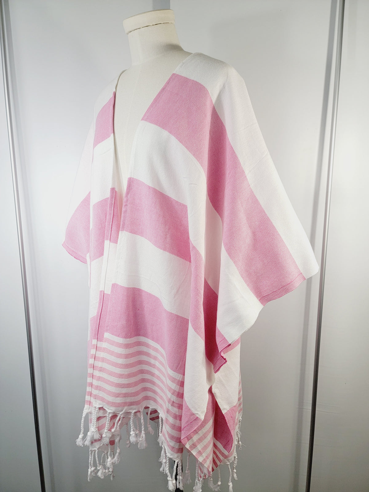 Beach cover up, Beach Dress open front - Pink