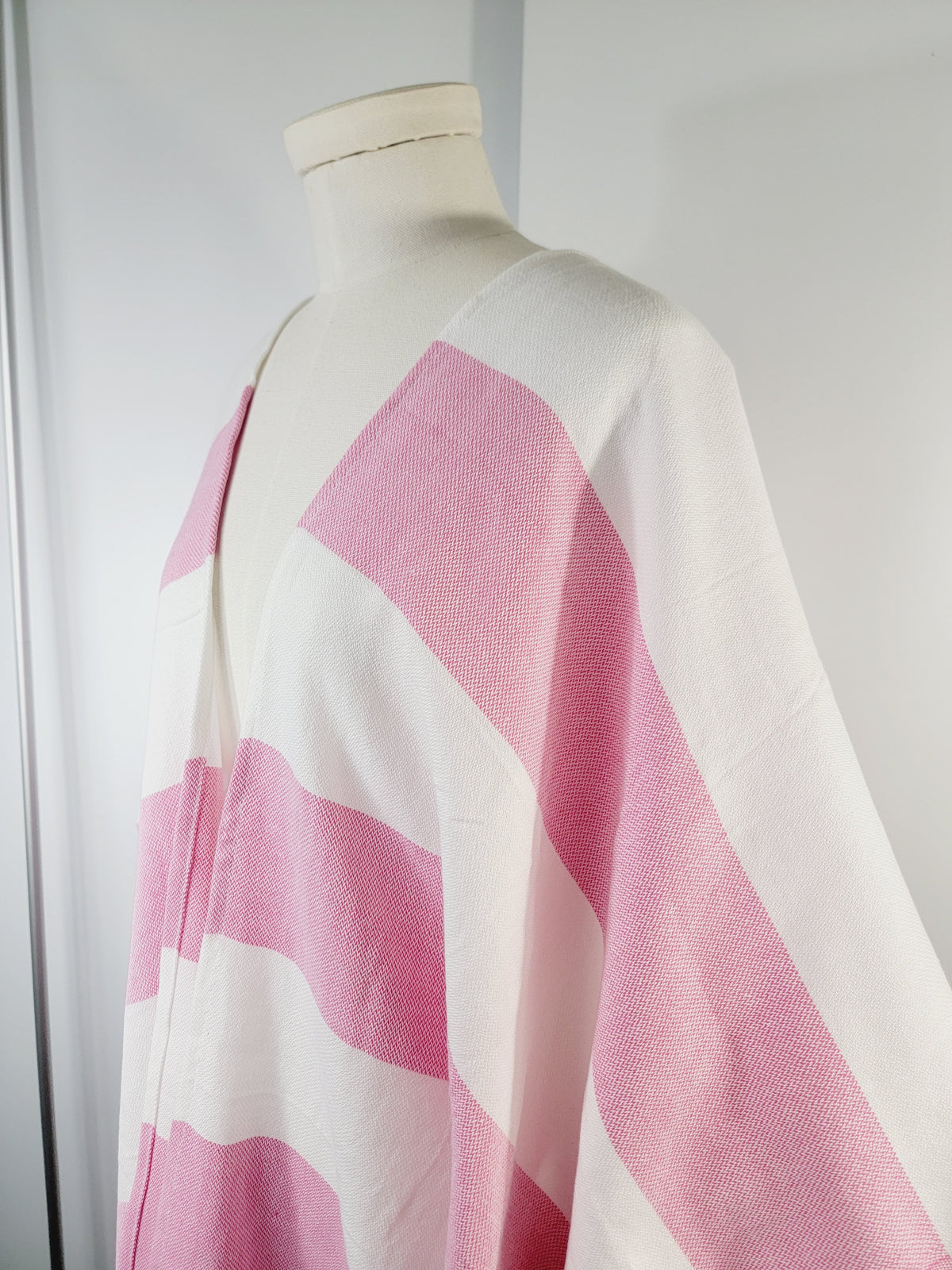 Beach cover up, Beach Dress open front - Pink