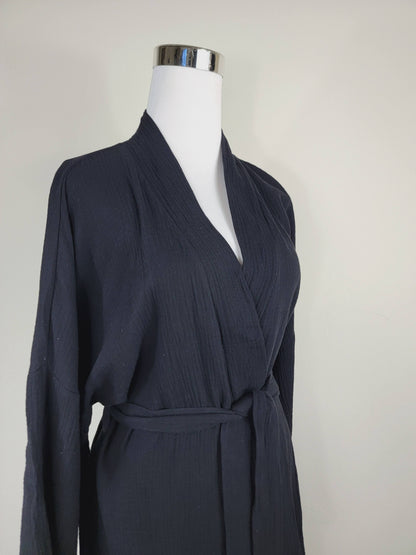 Breathable Muslin Set for Women, Versatile Everyday Wear, Black