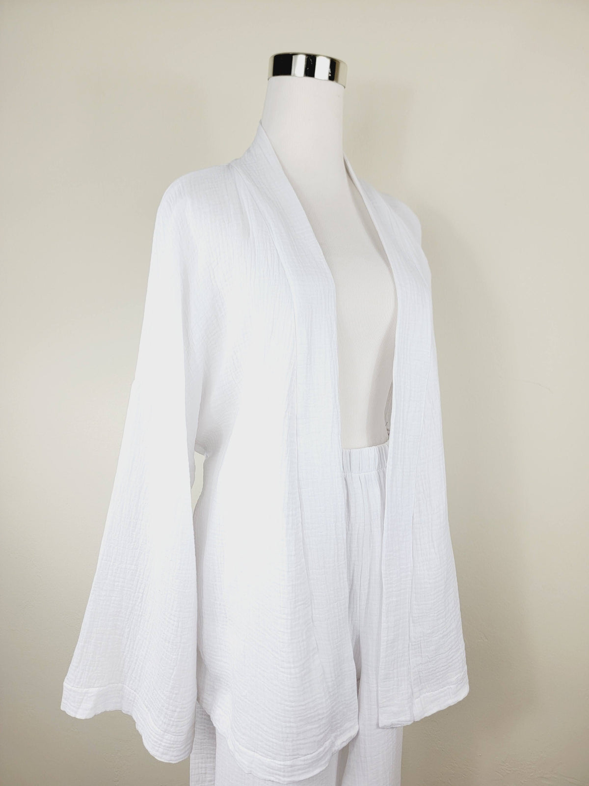 Ensemble respirant en mousseline pour femme, idéal au quotidien