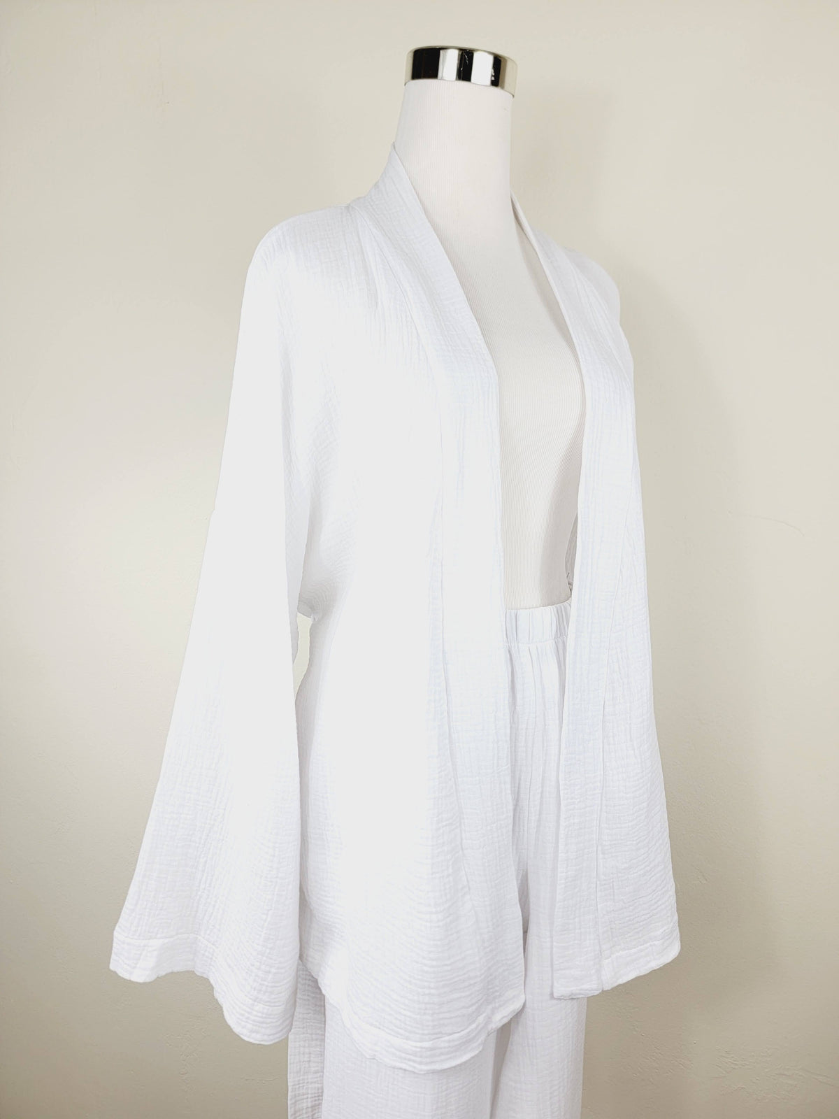 Ensemble respirant en mousseline pour femme, idéal au quotidien