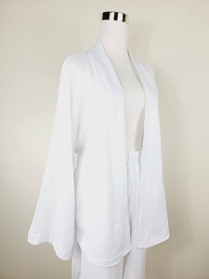 Ensemble respirant en mousseline pour femme, idéal au quotidien
