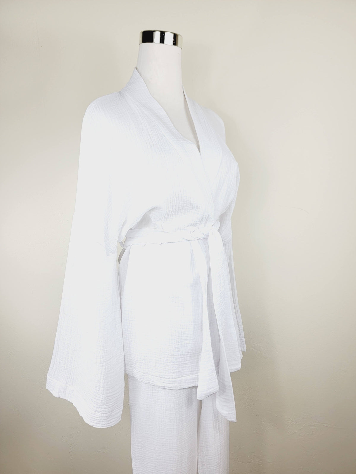 Ensemble respirant en mousseline pour femme, idéal au quotidien