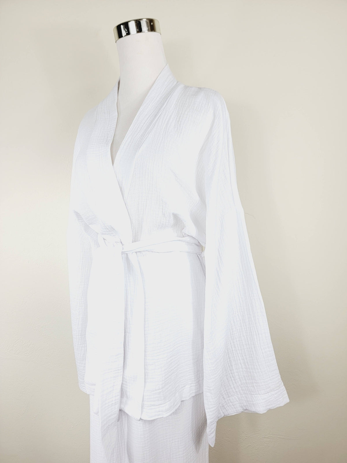 Ensemble respirant en mousseline pour femme, idéal au quotidien