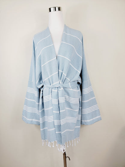 Peignoir unisexe en coton, pour le bain, la plage et le spa, fabriqué en coton turc