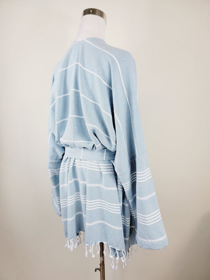 Peignoir unisexe en coton, pour le bain, la plage et le spa, fabriqué en coton turc