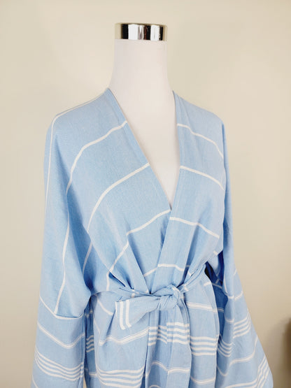 Unisex Cotton Robe, for Bath, Beach and Spa, Made from Turkish Cotton