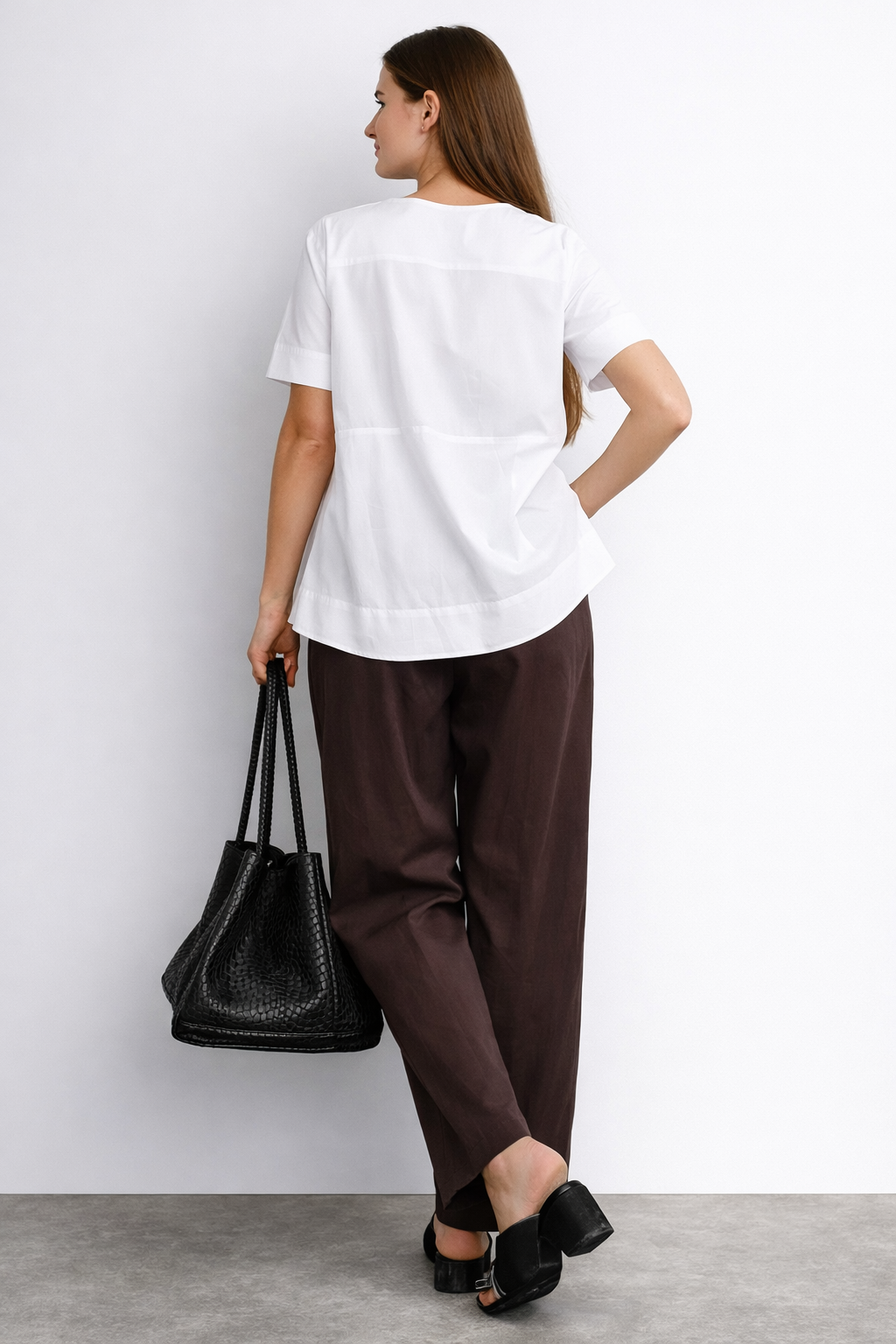 Womens Summer Short Sleeve Shirt Crew Neck Tops Casual Loose Blouse Premium Quality