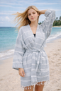 Unisex Cotton Robe, for Bath, Beach and Spa, Made from Turkish Cotton