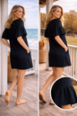 Vestido jersey corte holgado con bolsillos