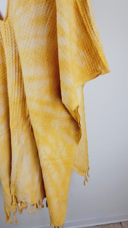 One Size Everyday Cover Up Towel – Beach Perfect, Yellow