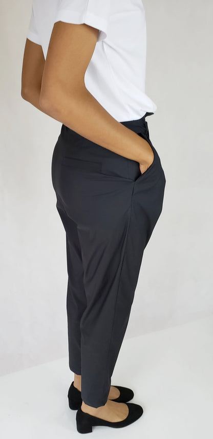 HIGH WAISTED TROUSERS WITH PLEATS - EEBRU