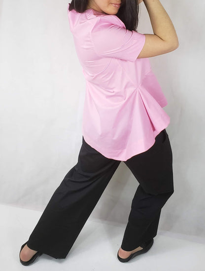 BLOUSE-CHEMISE TAILLEUR ÉLÉGANTE
