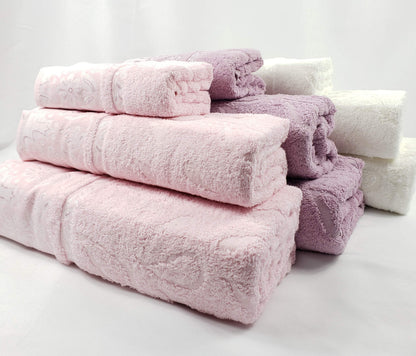 BATH / HAND TOWEL Premium Quality - PINK VIOLET