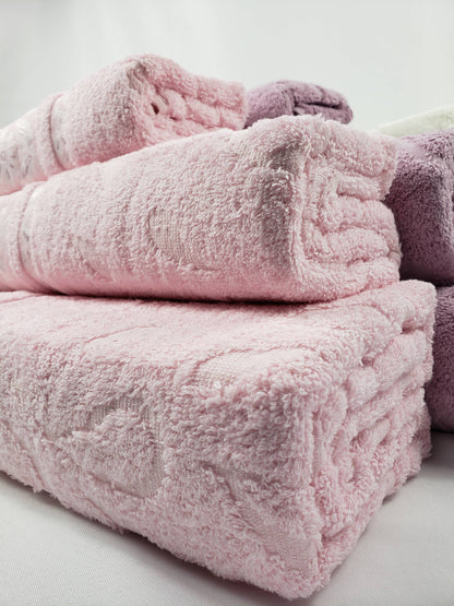 BATH / HAND TOWEL Premium Quality - PINK VIOLET